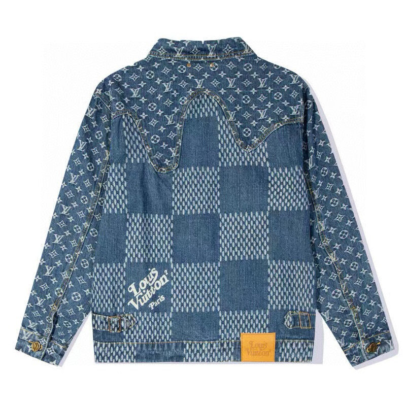 LVC021  New high-quality spring and autumn men'sand women’s  jacket denim jacket clothes
