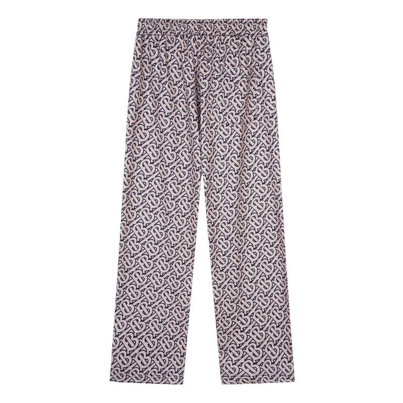 BUC02   New men's and women's spring and autumn thin pants, elastic waistband casual pants clothing