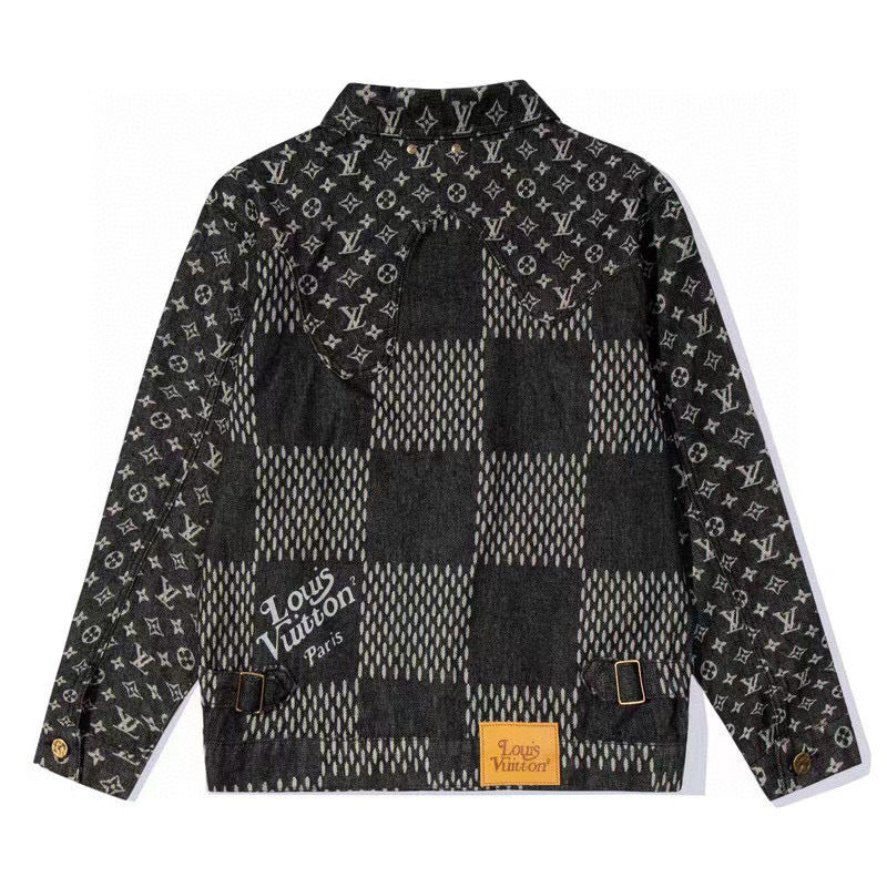 LVC021  New high-quality spring and autumn men'sand women’s  jacket denim jacket clothes