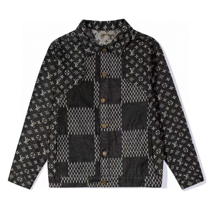 LVC021  New high-quality spring and autumn men'sand women’s  jacket denim jacket clothes