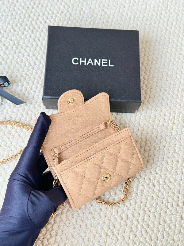 LCP02 Wallet Bag 13.1-7.5-2.1CM Leather bags with box