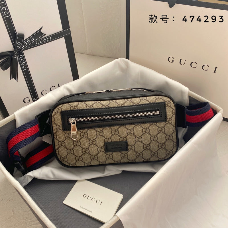 LGP23 Pocket Bag 24-14-5.5CM Leather  for women and men  Bags