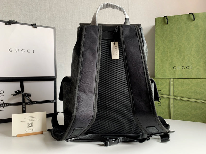 LGP22 Men  Bag 34-42-16CM Leather knapsack bags