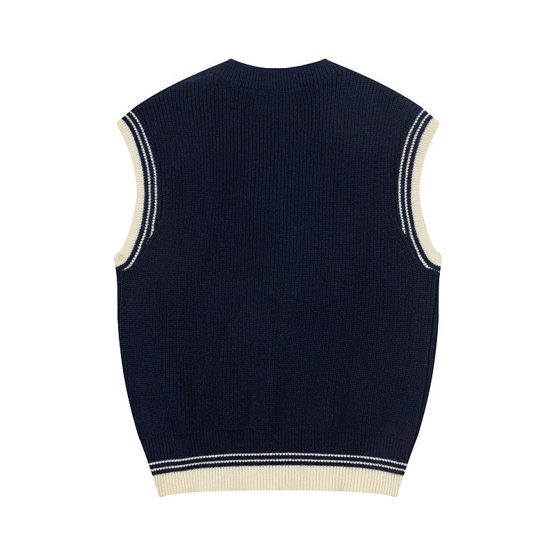 AMC42 New Spring and Autumn Sweater Vest Clothing