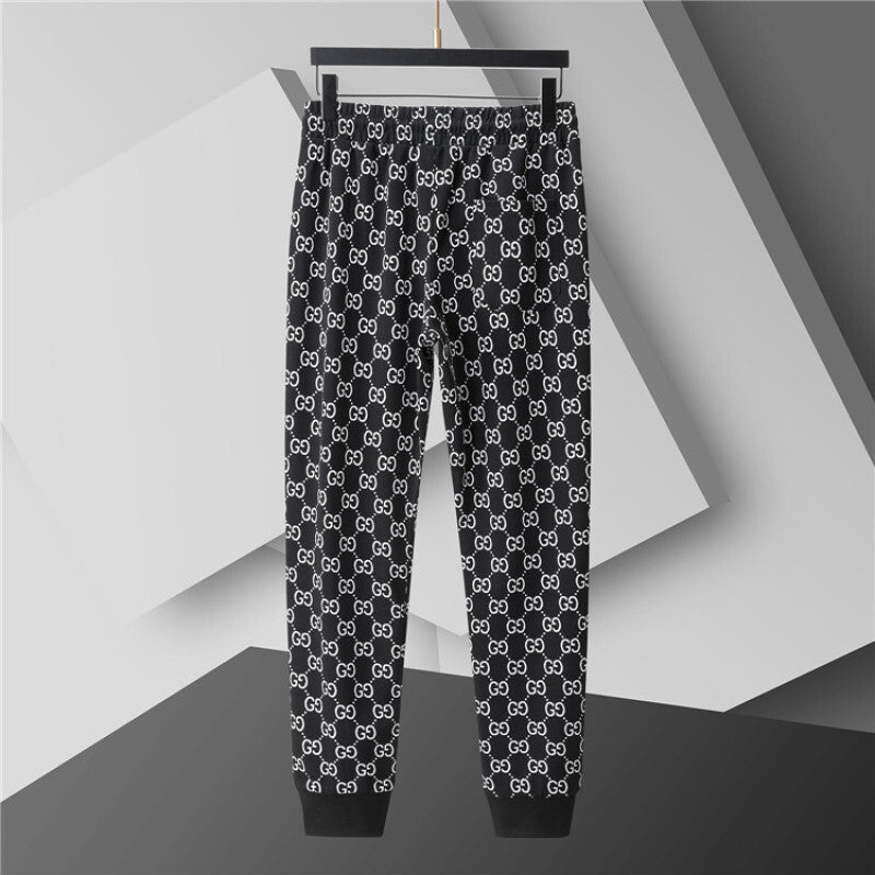 GUC0101 New men's spring and autumn thin style outerwear+long pants pure cotton casual suit clothing