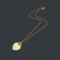 TN063  Women's heart-shaped stainless steel necklace jewelry