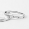CAB61 Fifth Generation Screwdriver Bracelet 10 Diamond Full Titanium Steel 18K Gold Color Couple Bracelet 16-19cm