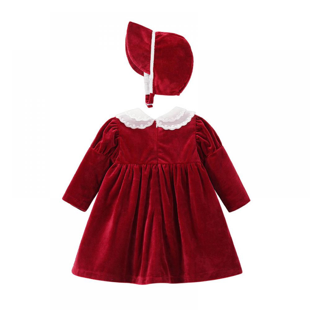 Baby Girls Autumn/Winter Brushed Dress Wholesale Girls Dress