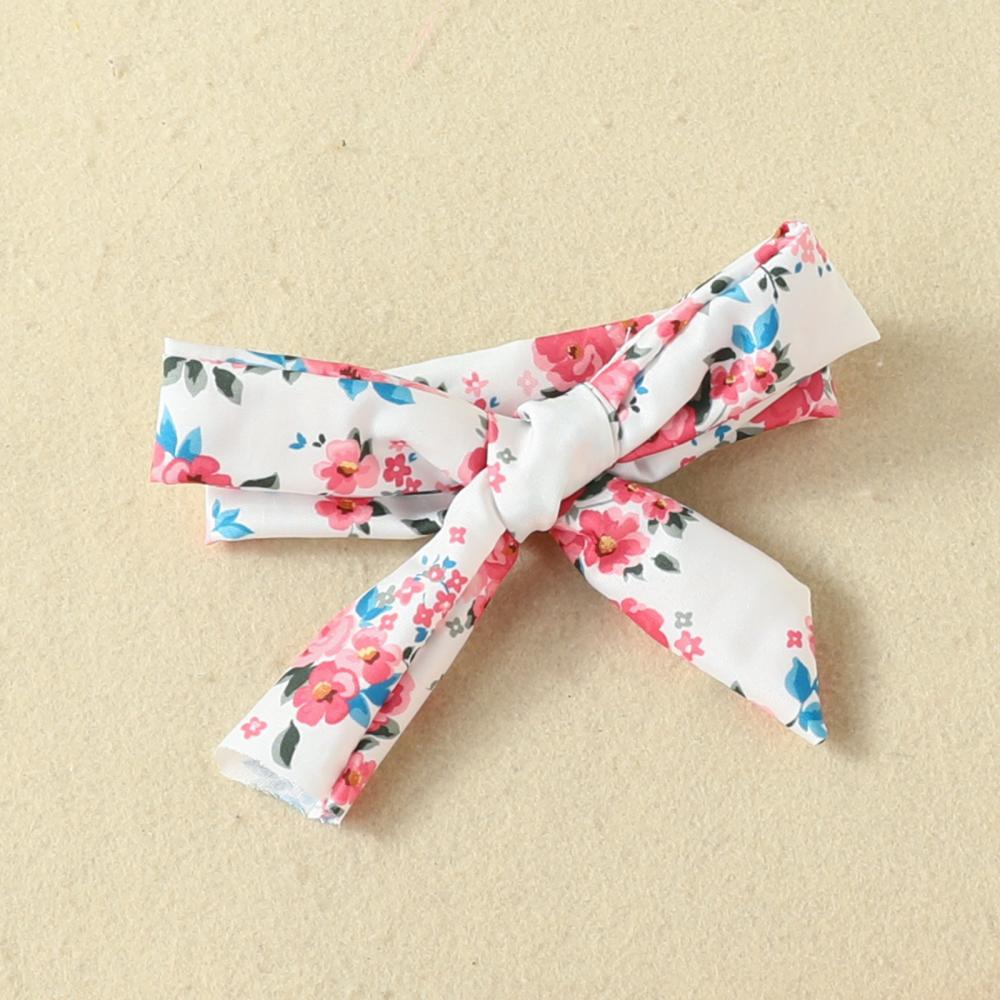 Autumn Baby Girls Bow Flower Print Long-sleeve Dress Wholesale Girls Dress