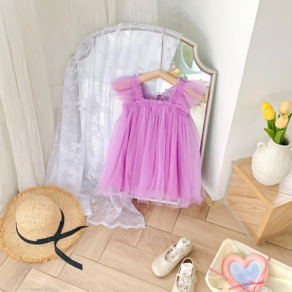 Summer Baby Girls Mesh Dress Wholesale Girls Dress