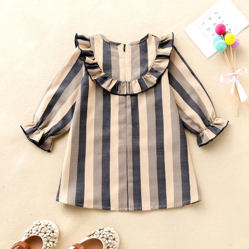 2022 Newborn Baby Girls Stripe Dress Wholesale Baby Clothes Usa