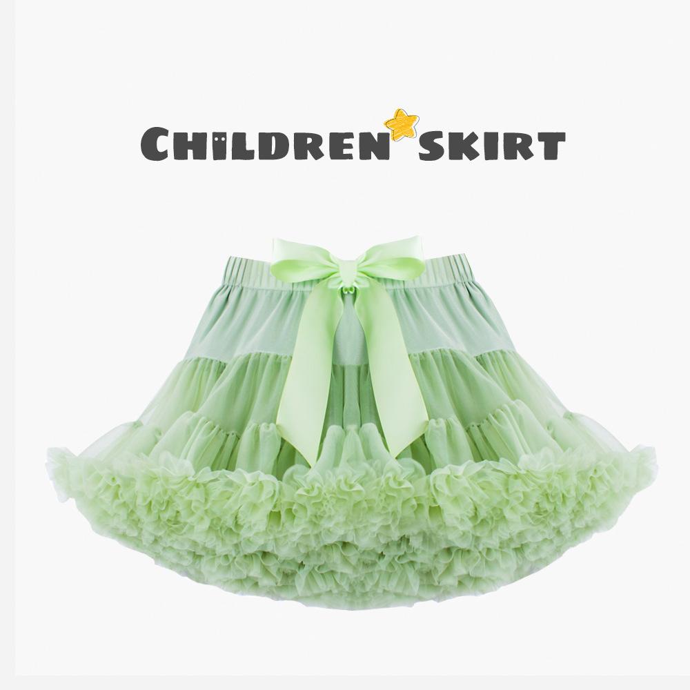 Baby Girls Christmas Tutu Dress Solid Color Skirt For Girls 6-18m Babywear Wholesale