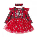 Christmas Spring Autumn Baby Girls Mesh Dress Wholesale Girls Dress