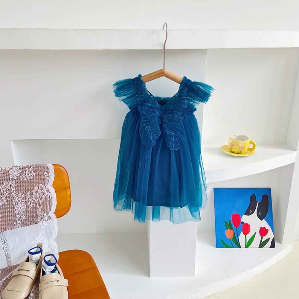 Summer Baby Girls Mesh Dress Wholesale Girls Dress