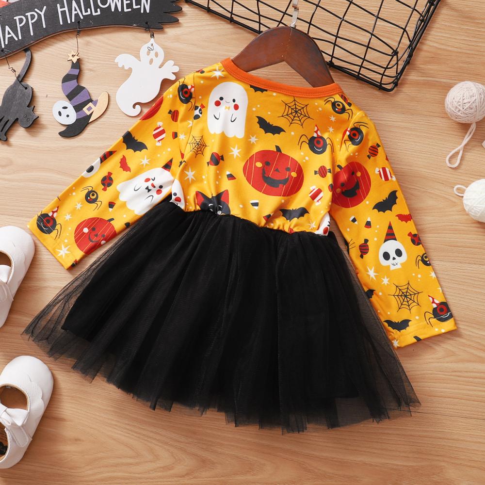 Newborn Baby Girls Holloween Tulle Dress Baby Clothing Cheap Wholesale